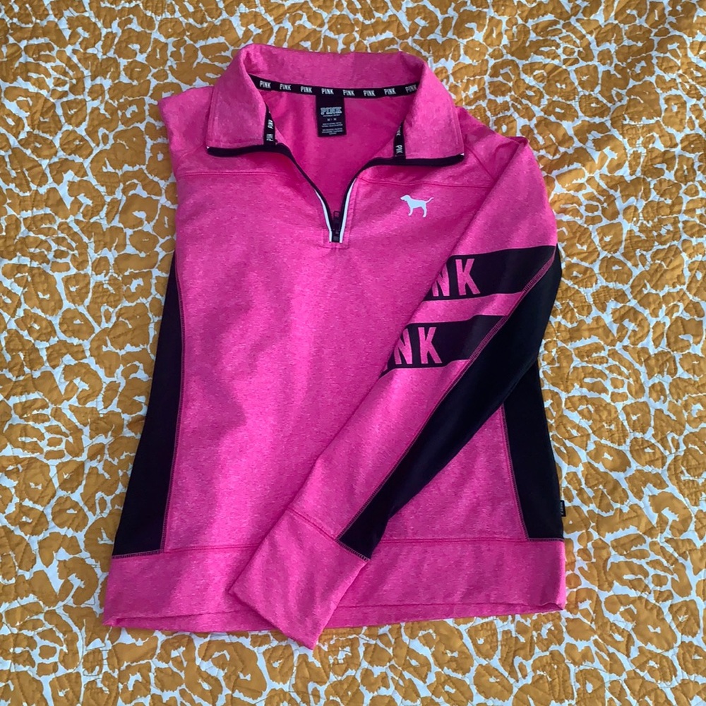 PINK Victoria’s Secret Pullover Half-Zip Jacket